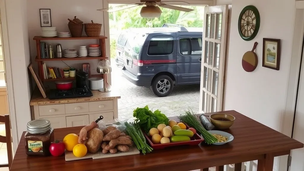 Location avec cuisine créole à Basse Terre et transport aéroport : séjournez comme au pays