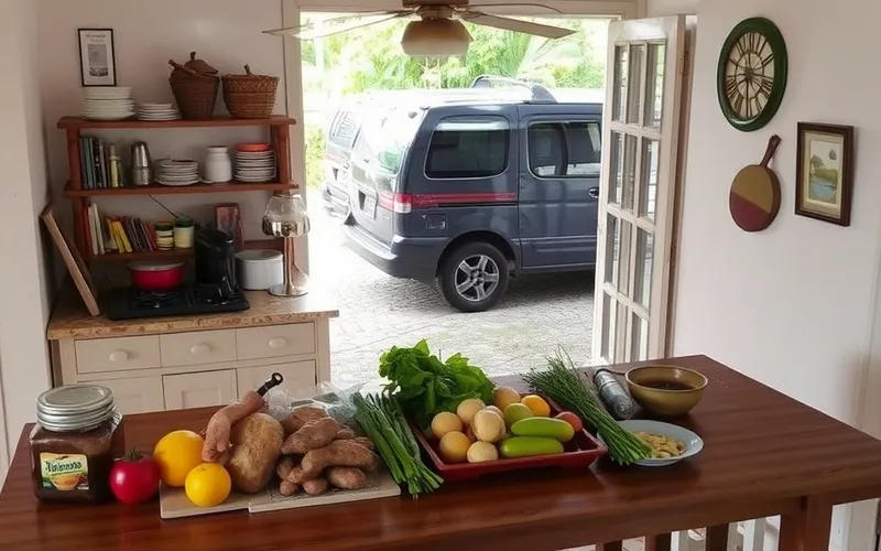 Location avec cuisine créole à Basse Terre et transport aéroport : séjournez comme au pays