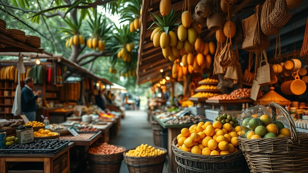 Marchés artisanaux et gastronomiques de Basse-Terre : où acheter produits locaux et spécialités en 2026